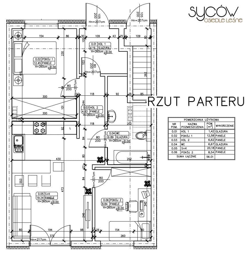 nieruchomosci_syców_mieszkanie_parter